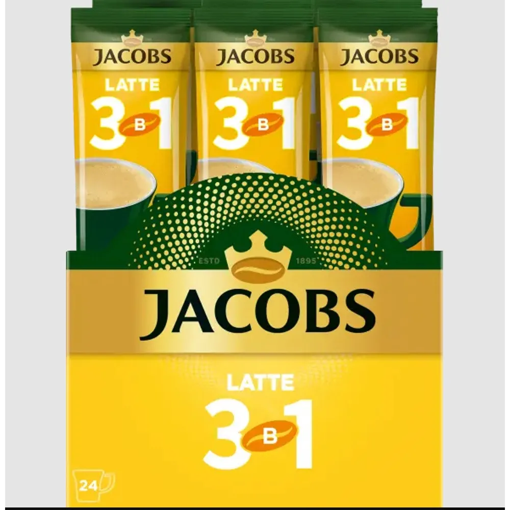 Кавовий напій Jacobs 3в1 Latte 13г*24шт