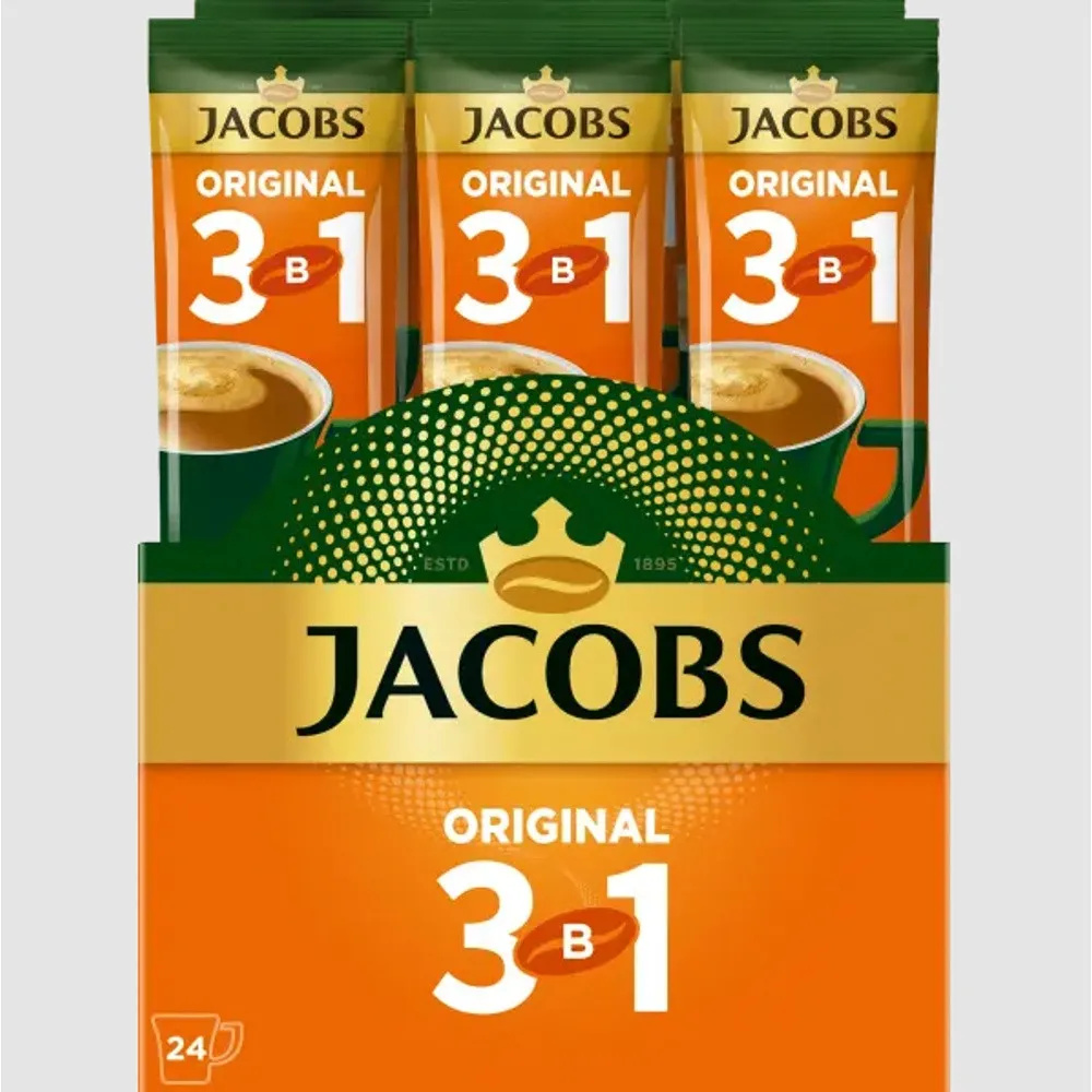 Кавовий напій Jacobs 3в1 Original 12г*24шт