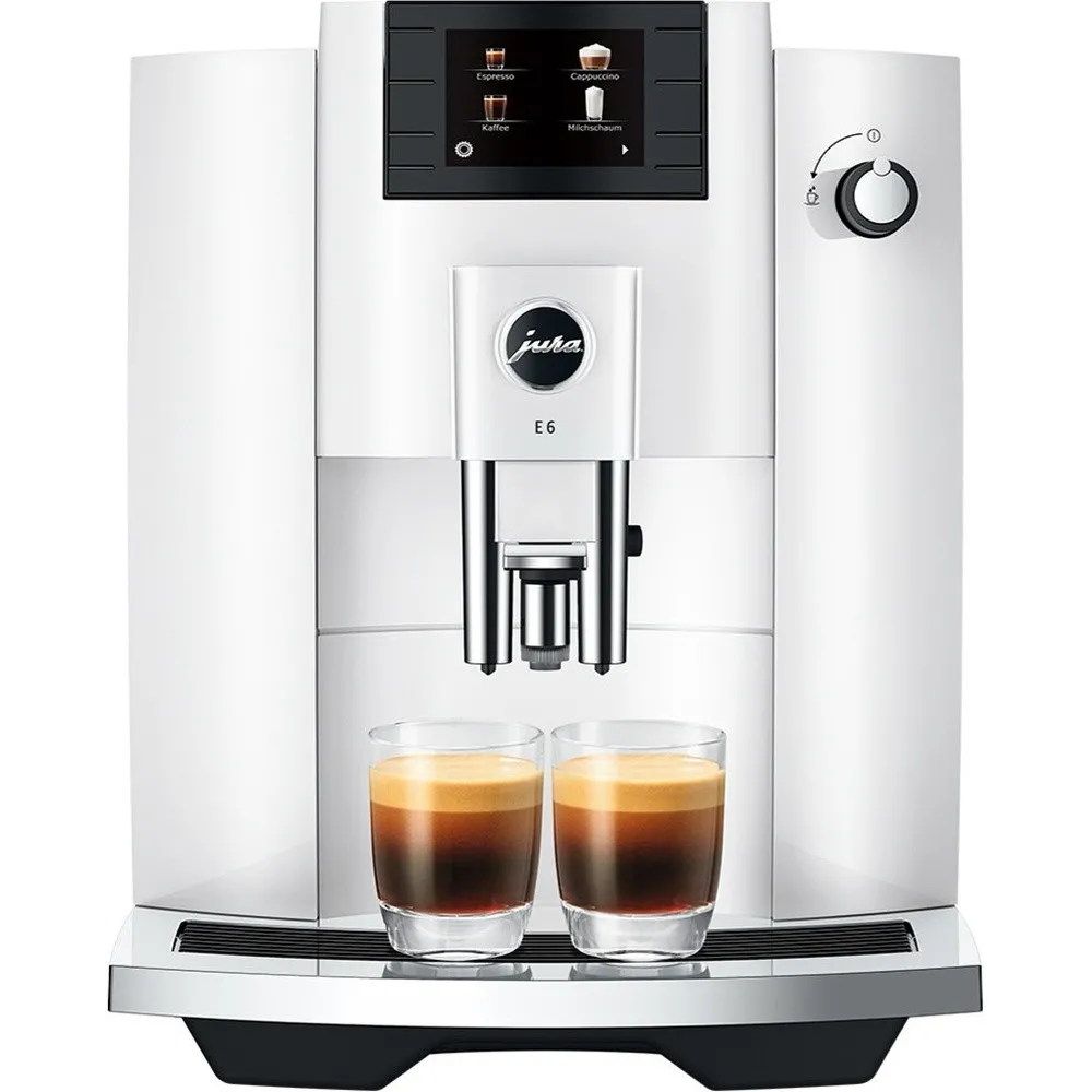Кавоварка JURA E6 Piano White EC