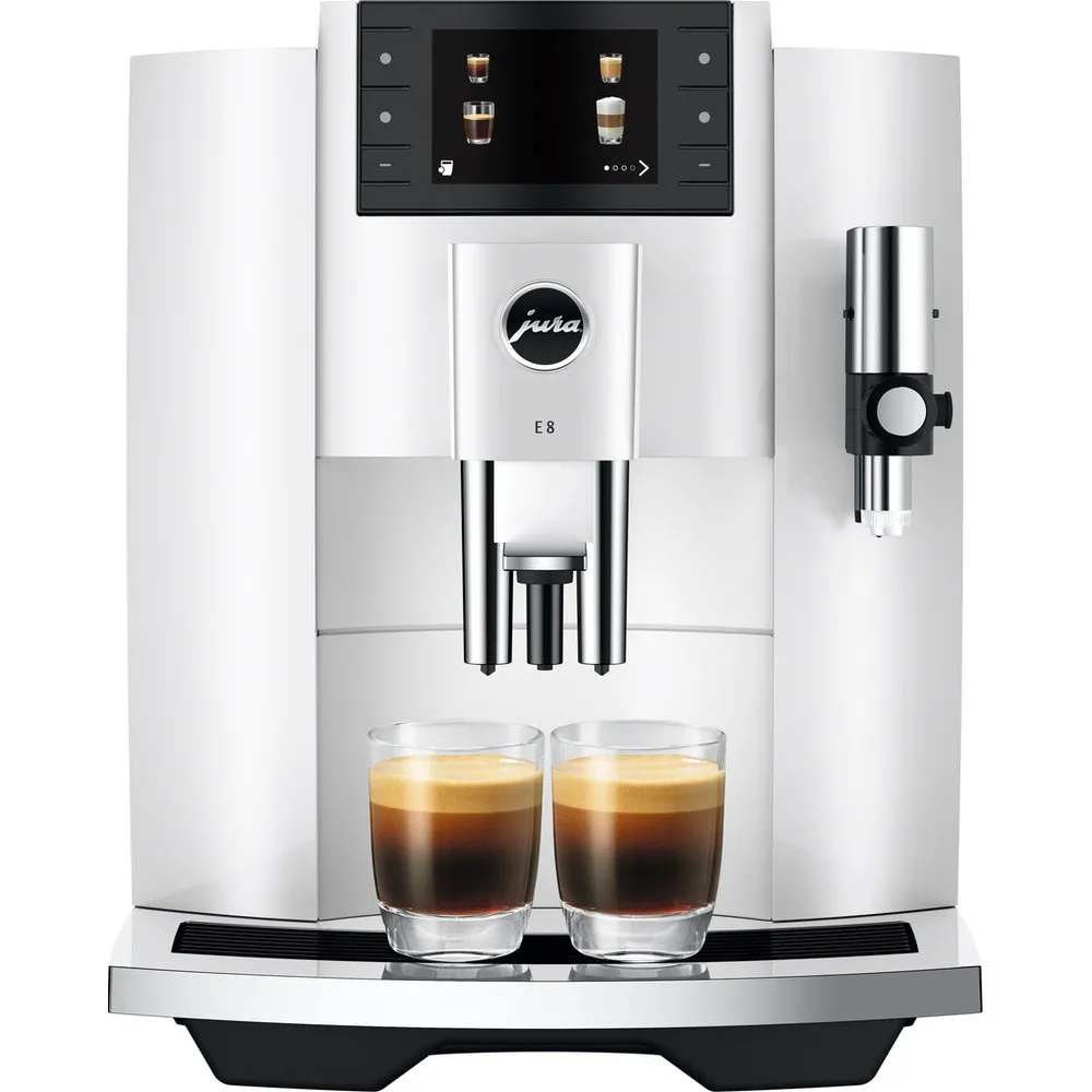 Кавоварка JURA E8 Piano White (EC)