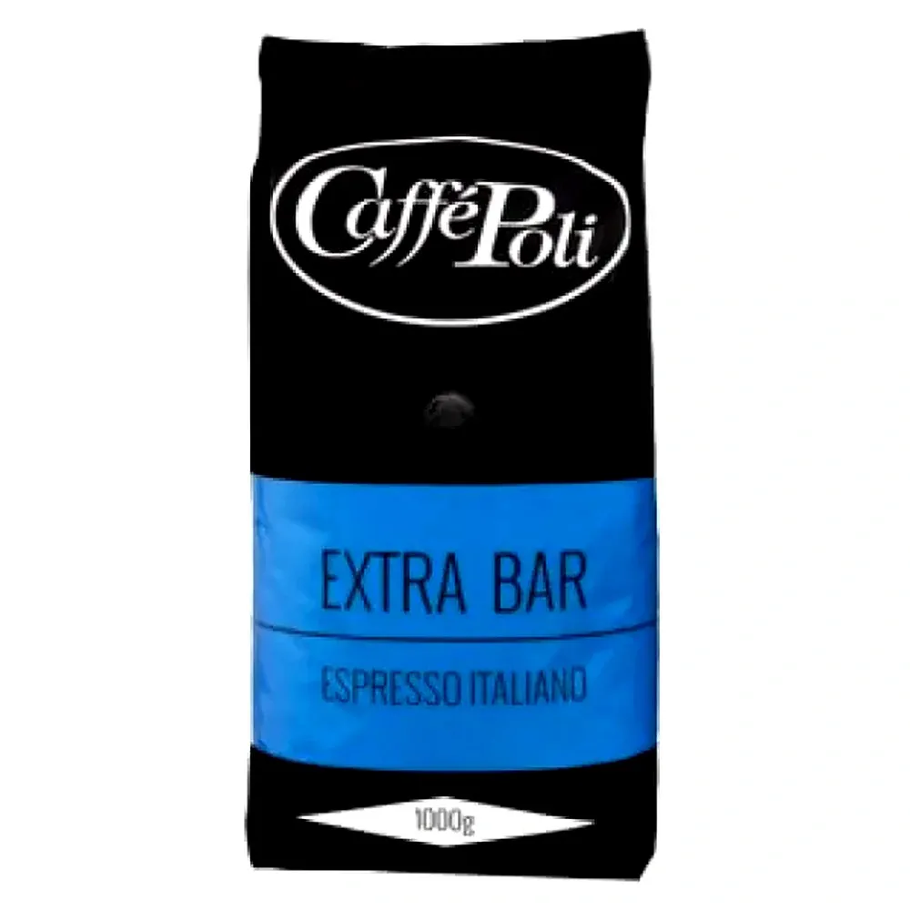 Кава в зернах Caffe Poli Extrabar 1кг.